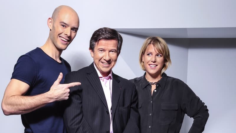 Maxime Barbier (DG de MinuteBuzz), Gilles Pélisson (PDG de TF1) et Laure Lefevre (présidente de MinuteBuzz) il y a un an lors du rachat de 62,9% du site par TF1