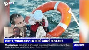 Ceuta/Migrants: Un bébé sauvé des eaux - 20/05