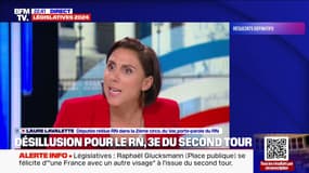 Résultats législatives 2024: "On a connu de pires défaites", réagit Laure Lavalette (RN)