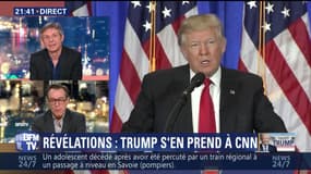 Donald Trump face à la presse
