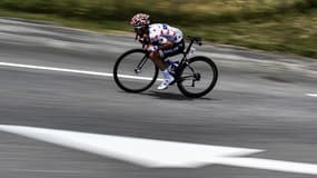 Julian Alaphilippe était déjà un adepte de cette position aérodynamique sur le Tour de France en 2018