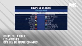 Coupe de la Ligue : Les affiches des 8es de finale connues