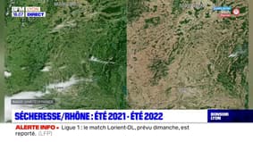 Sécheresse/Rhône : été 2021-été 2022