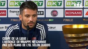 Coupe de la Ligue : L'absence de Mbappé ne change pas les plans de l'OL selon Dubois