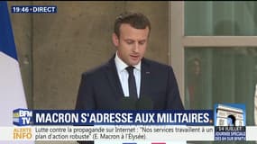 Le discours d'Emmanuel Macron aux armées