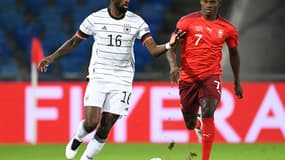Antonio Rüdiger avec le maillot de la sélection allemande en septembre 20
