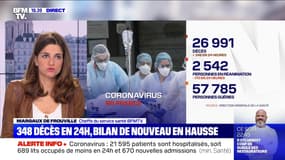 Coronavirus : 348 décès en 24 heures, bilan de nouveau en hausse - 12/05