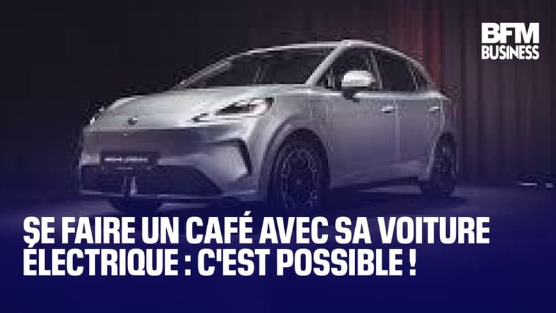 Se faire un café avec sa voiture électrique : c'est possible !