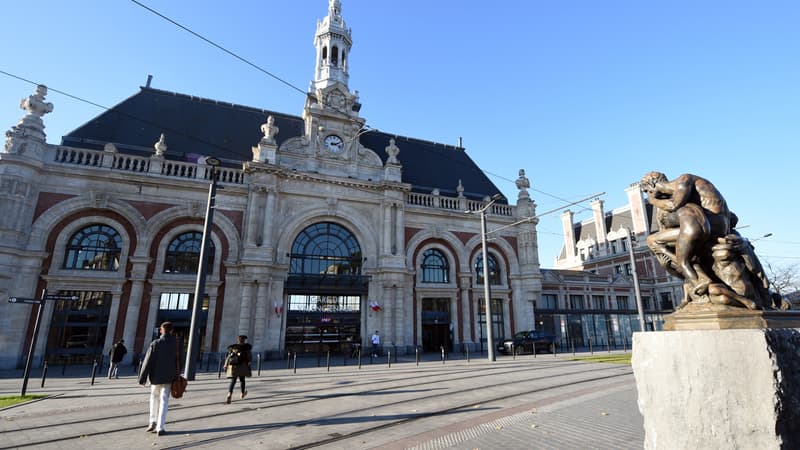 La gare de Valenciennes (Nord) en novembre 2017