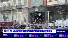 Immeubles effondrés à Lille: la rue Pierre Mauroy reprend peu à peu vie