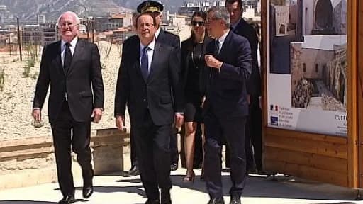 François Hollande à Marseille, mardi 4 juin 2013