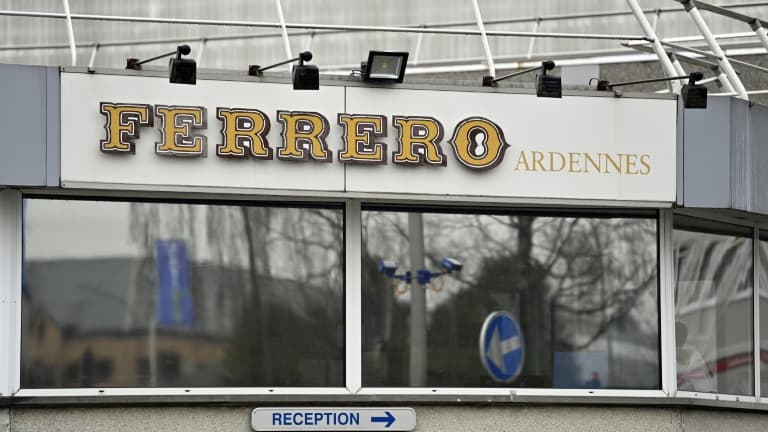 L'usine du groupe Ferrero à Arlon, en Belgique, le 8 avril 2022