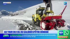 Col du Galibier: les opérations de déneigement sont en cours