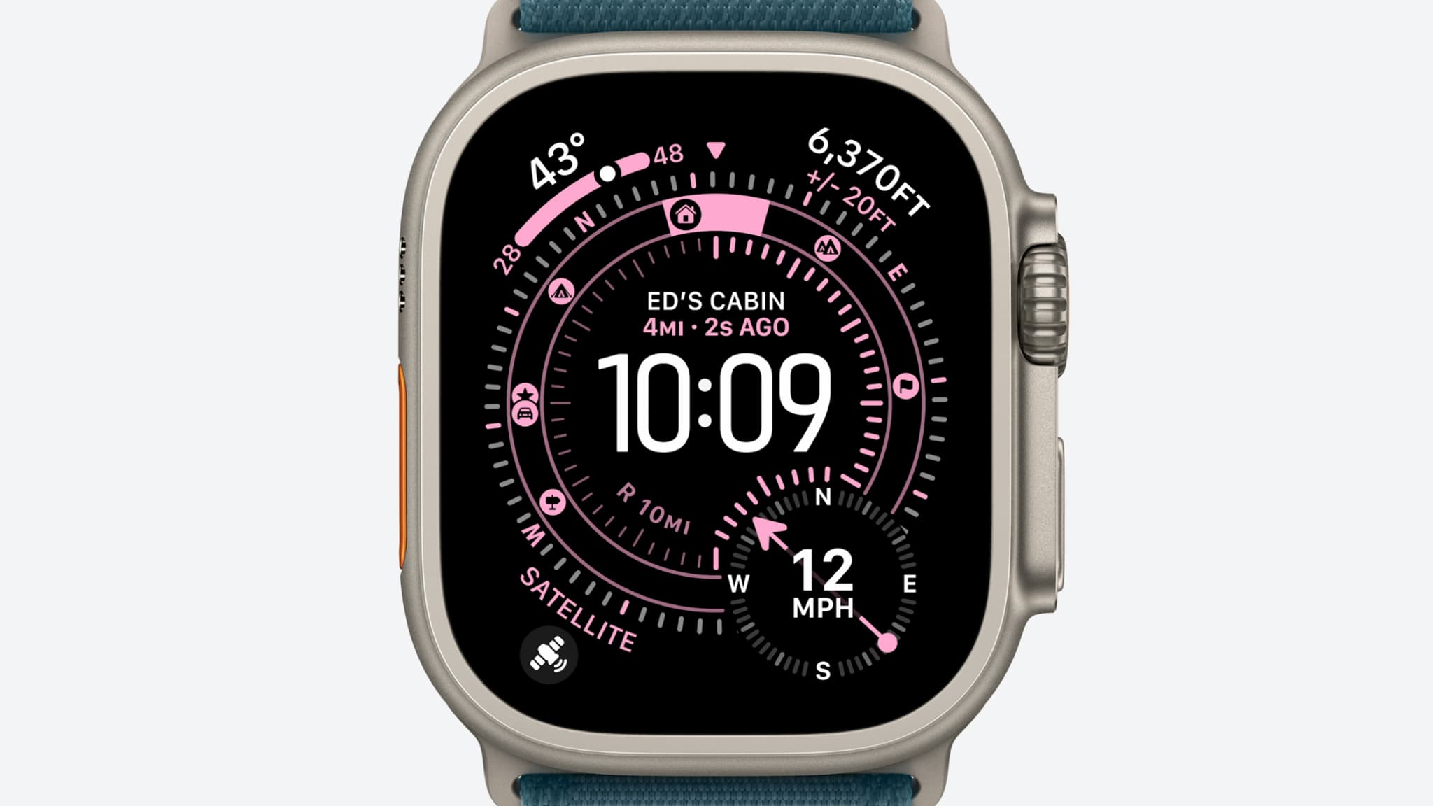 La Watch Ultra 3, d'Apple, et sa nouvelle Watch face