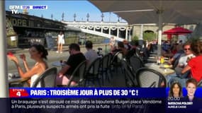 Paris: un troisième jour à plus de 30°C