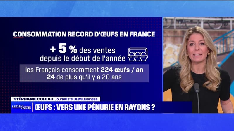 Hausse de consommation d'oeufs: faut-il craindre une pénurie dans les rayons?