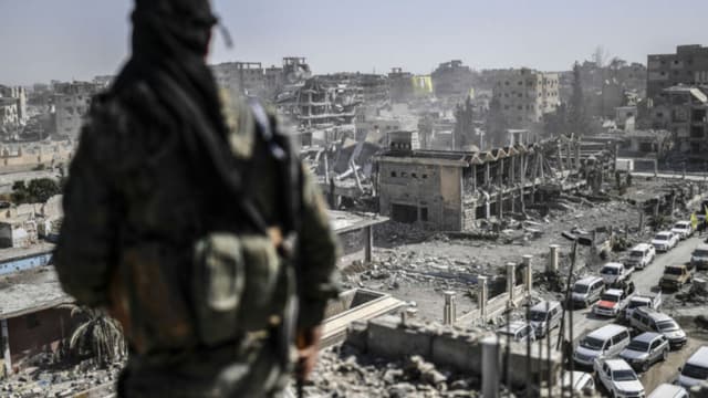 Raqqa, en octobre 2017.