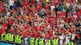 Les supporters suisses en transe