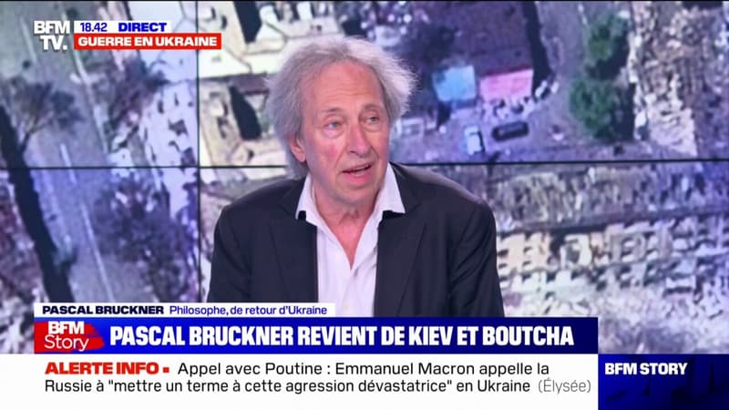 De retour d'Ukraine, Pascal Bruckner dénonce les Français qui 