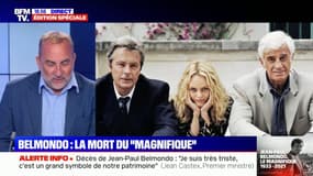 Antoine Duléry à propos de Jean-Paul Belmondo: "Il a eu pendant 20 ans cet AVC et je ne l'ai jamais entendu se plaindre"
