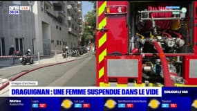 Draguignan: les pompiers sauvent une septuagénaire suspendue accidentellement dans le vide au 6e étage