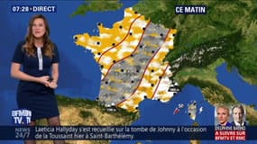 La météo pour ce vendredi 2 novembre 2018