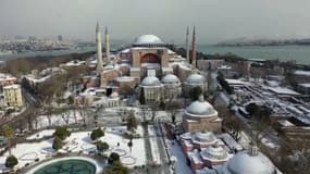 Istanbul sous la neige immortalisée par un drone 