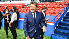 Omar Da Fonseca à Paris le 11 août 2021 pour la présentation de Lionel Messi.