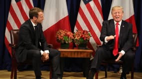 Emmanuel Macron et Donald Trump