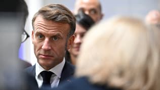 Emmanuel Macron en Allemagne le 3 octobre 2025 