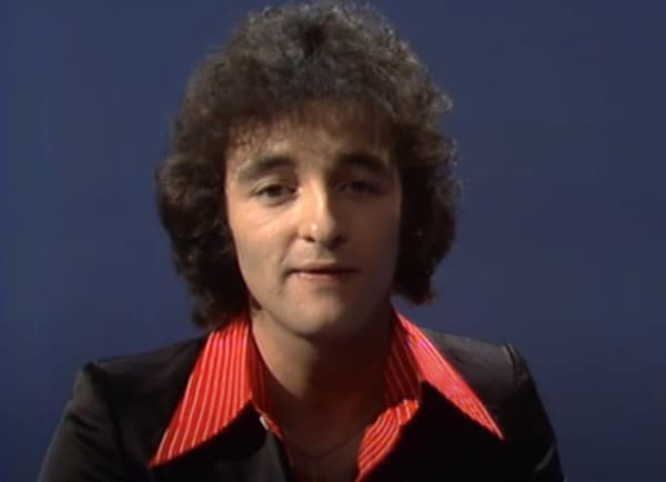 Richard Dewitte lors d'un passage télévisé en 1975