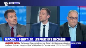 Story 2 : La colère des policiers face à Emmanuel Macron posant avec un t-shirt contre les "violences policières" - 31/01