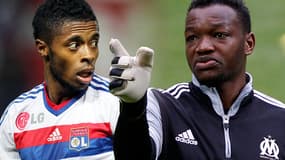 Michel Bastos et Steve Mandanda