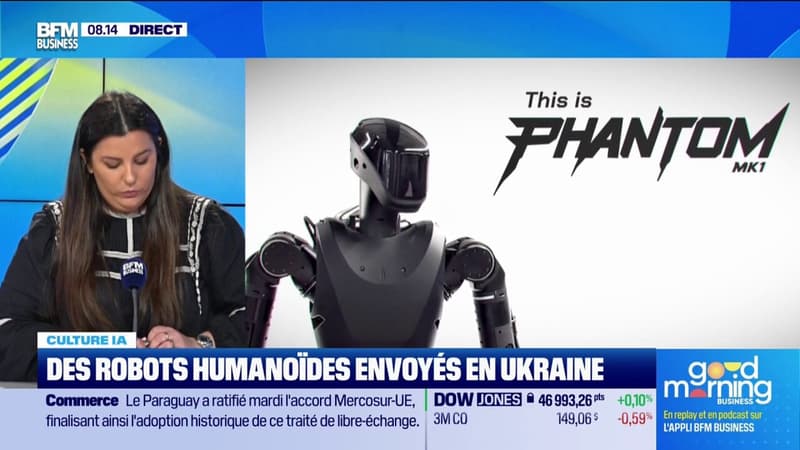 Des robots humanoïdes envoyés en Ukraine