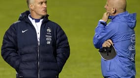 Didier Deschamps et Guy Stephan