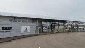 L'usine BASF située à Saint-Aubin-Lès-Elbeuf, au sud de Rouen (Seine-Maritime).
