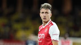 Le Russe Aleksandr Golovin avec Monaco en novembre 2024