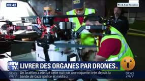 Livrer des organes par drones