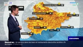 Météo: ce jeudi, sur la Côte d'Azur, le soleil continuera de briller accompagné de douces températures