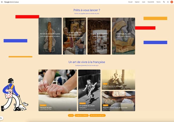 L'exposition interactive "The baguette, a French icon" on Google Arts & Culture