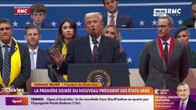 La première soirée mouvementée du nouveau président des États-Unis