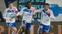 Maxime Gonalons, Bafétimbi Gomis, Alexandre Lacazette et l'OL sont leaders de Ligue 1