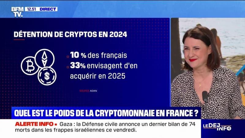 Quel est le poids de la cryptomonnaie en France?