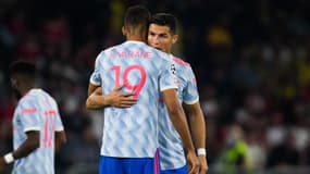 Varane et Ronaldo avec Manchester United, le 14 septembre 2021.