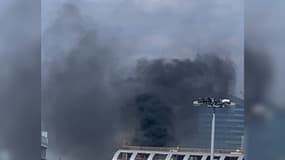 Un incendie dans les anciens locaux de Canal +.
