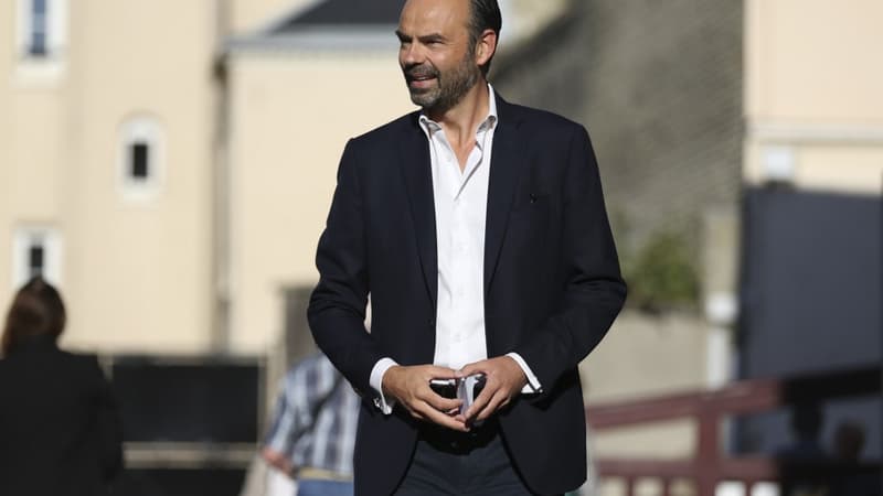 Édouard Philippe au Havre lors des élections législatives de juin 2017.