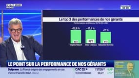 Le top 3 des gérants : Alice Lhabouz, Virginie Robert et Sébastien Korchia - 11/10