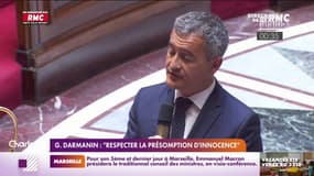 Gérald Darmanin : "respecter la présomption d'innocence" 