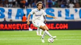 Mattéo Guendouzi avec l'OM en août 2023