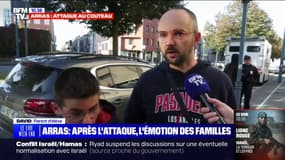 Attaque au couteau à Arras: "Je ressens beaucoup de tristesse" indique David, parent d'élève